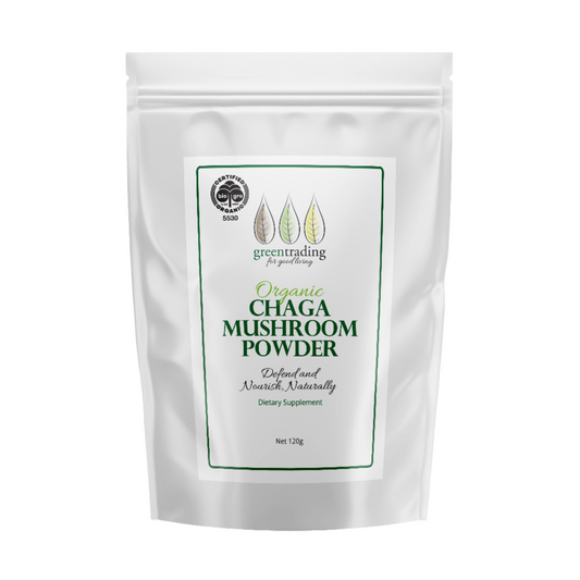 Organic Chaga Mushroom Powder Antioxidant Support
