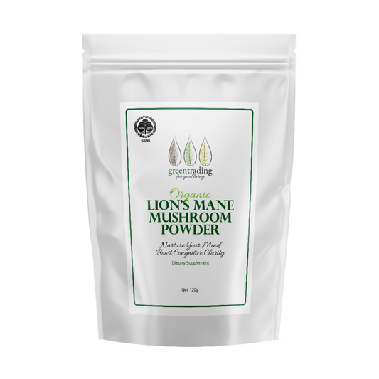 Organic Lion’s Mane Mushroom Powder for Brain Focus