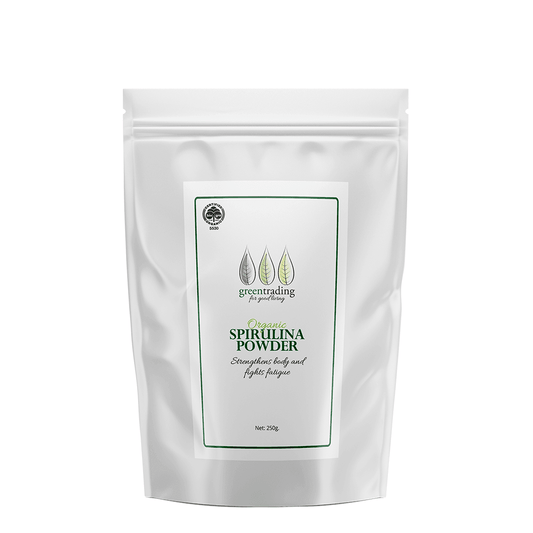 Pure Green Spirulina Powder NZ superfood for energy and antioxidant support.
