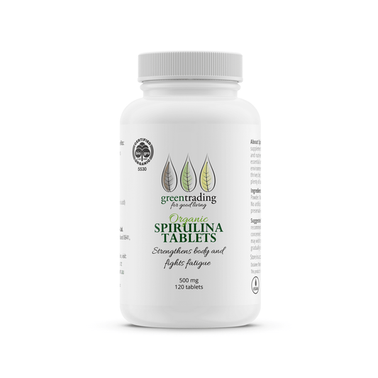Organic Spirulina Tablets for Energy and Vitality