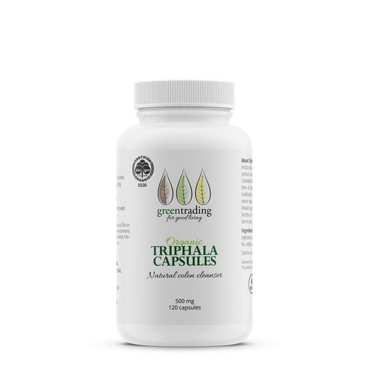 Organic Triphala Capsules for Digestion and Detox